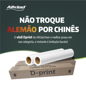 ADESIVO BRANCO - ARCLAD D-PRINT    Adesivo Alemão  